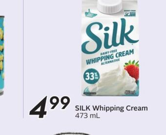 Sobeys Silk whipping cream offer