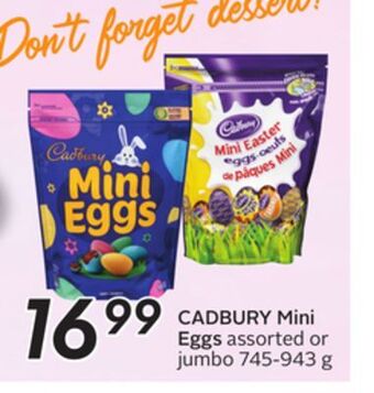 Sobeys Cadbury mini eggs offer