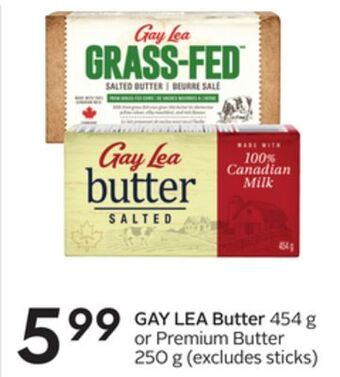 Sobeys Gay lea butter offer