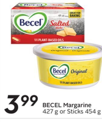 Sobeys Becel margarine offer