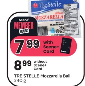 Sobeys Tre stelle mozzarella ball offer