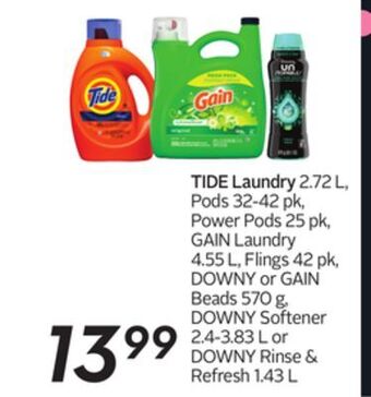 Sobeys Tide laundry offer