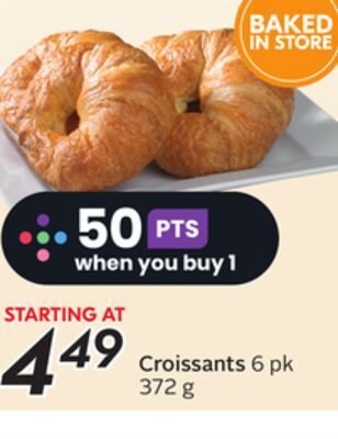 Sobeys Croissants offer