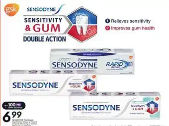 Sobeys Sensodyne toothpaste offer