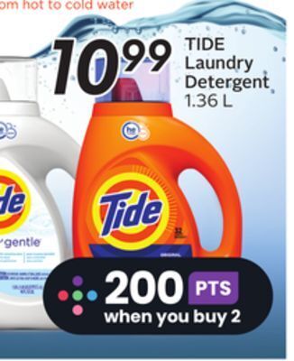 Sobeys Tide laundry detergent offer