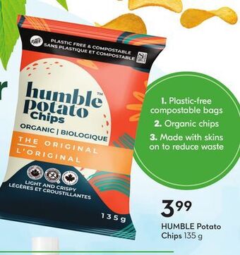 Sobeys Humble potato chips offer