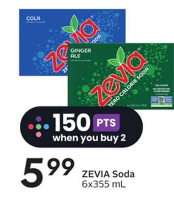 Sobeys Zevia soda offer