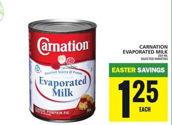 Food Basics Carnation evaporated milk offer