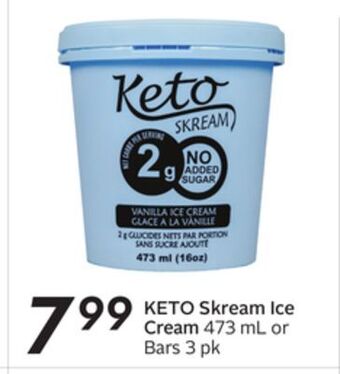 Sobeys Keto skream ice cream offer