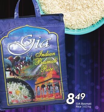 Sobeys Gia basmati rice offer