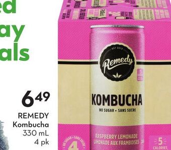 Sobeys Remedy kombucha offer