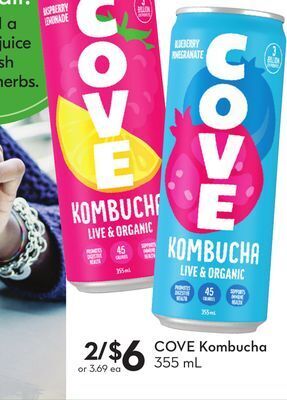 Sobeys Cove kombucha offer