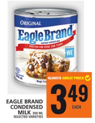 Food Basics Eagle brand condensed milk offer