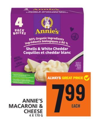 Food Basics Annie's macaroni & cheese offer