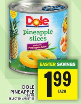 Food Basics Dole pineapple offer