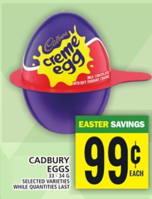 Food Basics Cadbury eggs offer