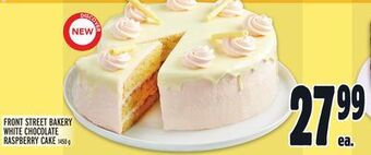 Metro Front street bakery white chocolate raspberry cake offer