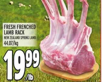 Metro Fresh frenched lamb rack offer