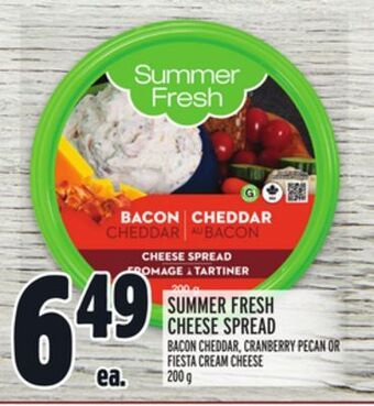 Metro Summer fresh cheese spread offer