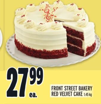 Metro Front street bakery red velvet cake offer