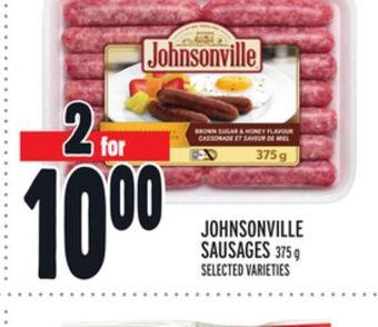 Metro Johnsonville sausages offer