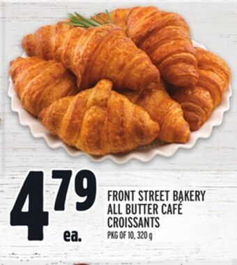 Metro Front street bakery all butter café croissants offer