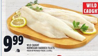 Metro Wild caught norwegian haddock fillets offer