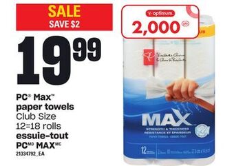 Independent Grocer Pc® paper towels, 12=rolls offer