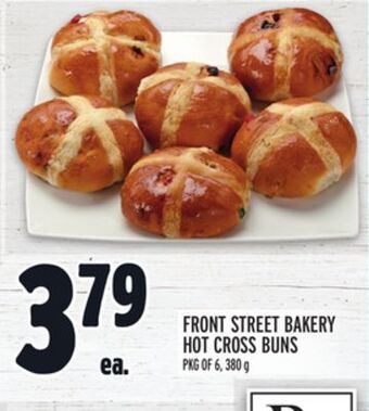 Metro Front street bakery hot cross buns offer
