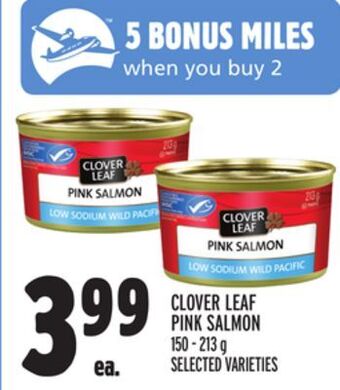 Metro Clover leaf pink salmon offer