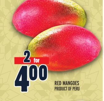 Metro Red mangoes offer