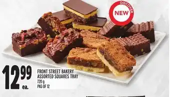 Metro Front street bakery assorted squares tray offer