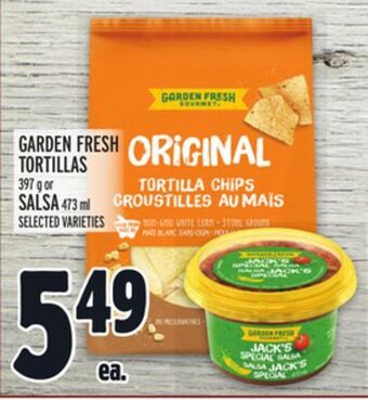Metro Garden fresh tortillas offer