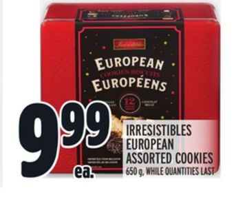 Metro Irresistibles european assorted cookies offer