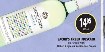 Metro Jacob's creek moscato offer