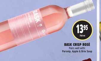 Metro Bask crisp rosé offer