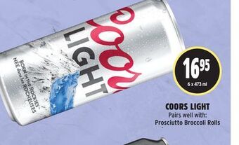 Metro Coors light offer