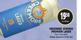 Metro Creemore springs premium lager offer