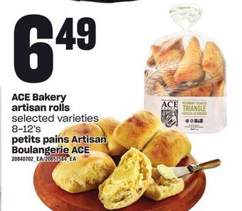 Independent Grocer Ace bakery artisan rolls, 8-12's offer