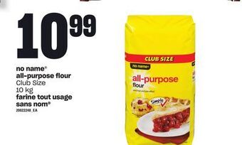 Independent Grocer No name® all-purpose flour, 10 kg offer