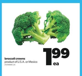 Real Canadian Superstore Broccoli crowns offer