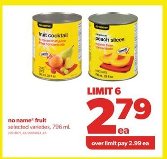 Real Canadian Superstore No name® fruit, 796 ml offer