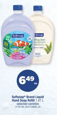 Real Canadian Superstore Softsoap® brand liquid hand soap refill 1.47 l offer