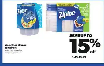 Real Canadian Superstore Ziploc food storage container offer