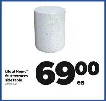 Real Canadian Superstore Life at home™ faux terrazzo side table offer