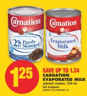 No Frills Carnation evaporated milk, 354 ml offer
