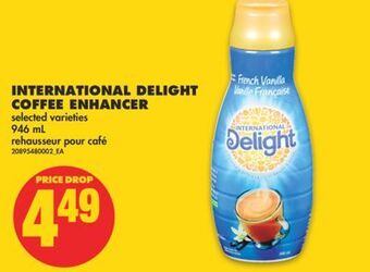 No Frills International delight coffee enhancer, 946 ml offer
