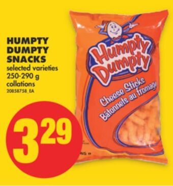 No Frills Humpty dumpty snacks, 250-290 g offer