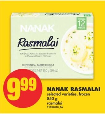 No Frills Nanak rasmalai, 850 g offer