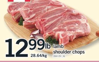 Fortinos Lamb shoulder chops offer